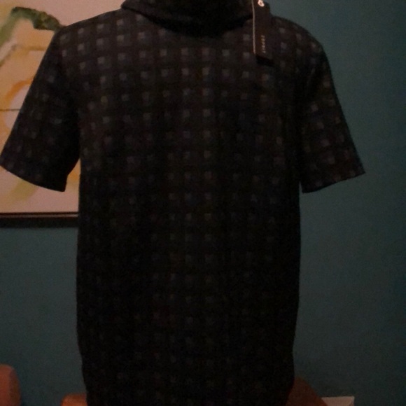 Esprit High Collar Button Down Shirt NWT - Picture 9 of 13